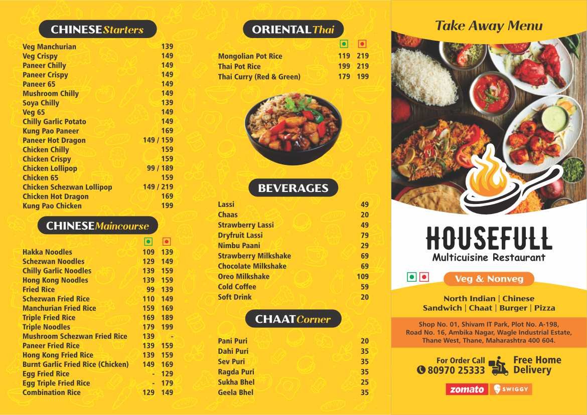 Housefull take away menu design design print file 12 Feb 24 (1)