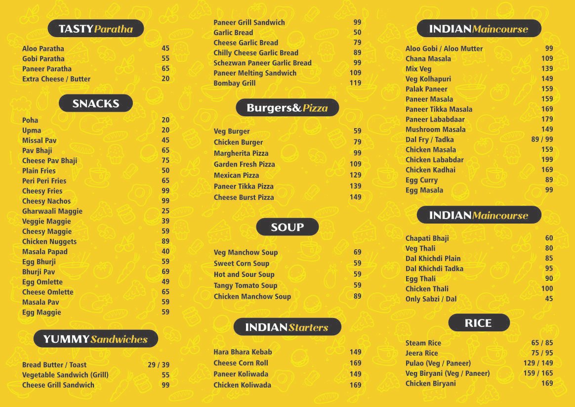 Housefull take away menu design design print file 12 Feb 24 2