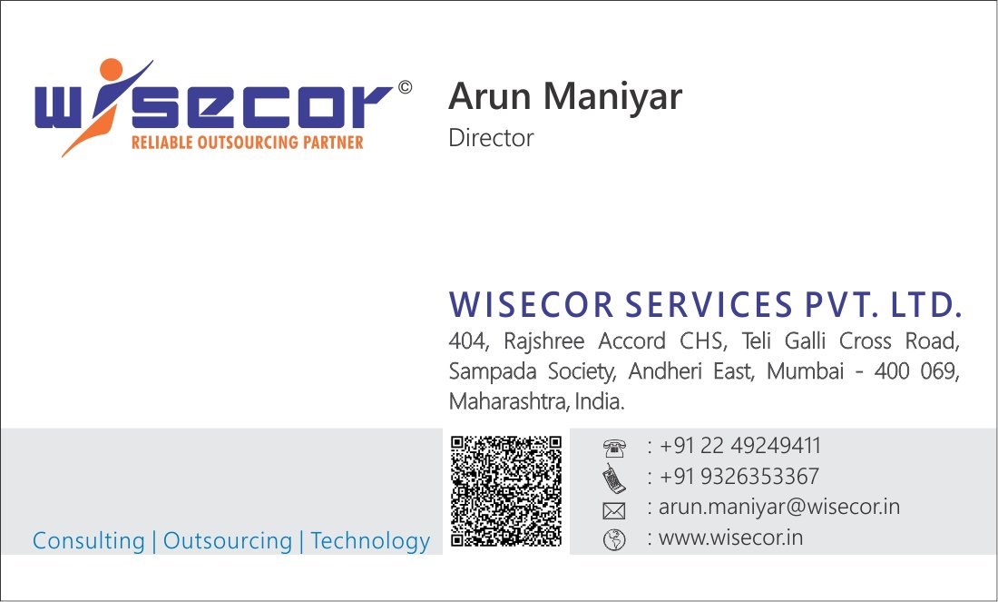Wiscor Visiting card